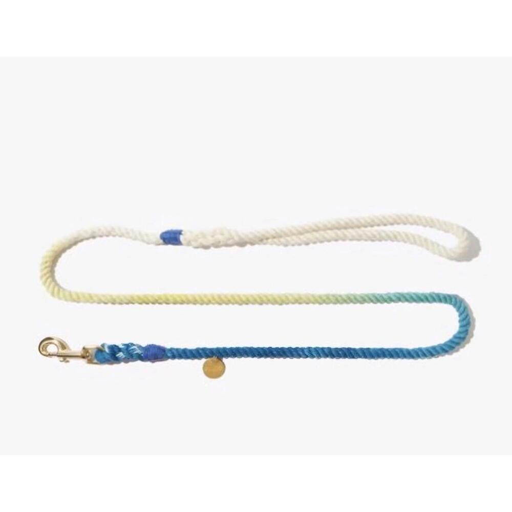 Found My Animal Blue Ombre 7 Foot Rope Adjustable Dog Leash L90220 Size Medium